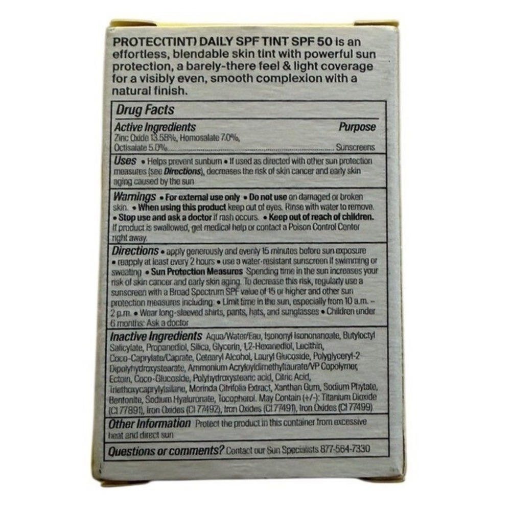 BNIB Supergoop Protec(tint) Daily Skin Tint SPF 50 - # 1ON 35ml exp 10/26 - Picture 2 of 8